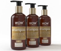 Wow Organics Anti Dandruff Shampoo, 300ml (Pack of 3)