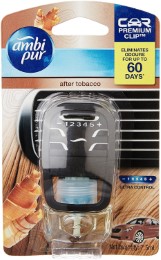 Ambi Pur After Tobacco Car Vent Air Freshener Starter Kit 