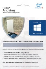 McAfee Anti-Virus Plus - 1 PC, 1 Year (Voucher)