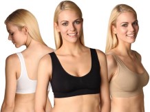 Trendzino by Slim 'N Lift® - Body Shaping Aire™ Bra Women's Sports Multicolor Bra Pack of 3