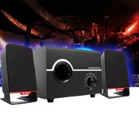 Ambrane SP-200 2.1 Channel Multimedia Speaker (Black)