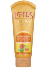 Lotus Herbals Safe Sun Absolute Anti-Tan Scrub, 100g