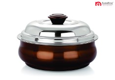 NanoNine Stainless Steel Insulated Serving Pot, 1000ml, Copper