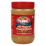 Teddie All Natural Peanut Butter with Flaxseed Chunky, 450g