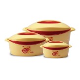 Milton Trumph Casserole Gift set, 3-Piece, Red (EC-THF-FTK-0027)
