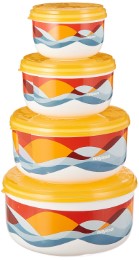 Nayasa Allora Plastic Container Set, 4-Pieces