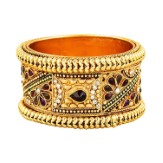 Zeneme Antique Style Gold Plated Kada/ Bangle Jewellery 
