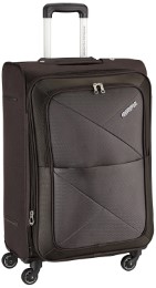 American Tourister Peru Polyester 78 cms Brown Soft Sided Suitcase (AMT PERU SP 77CM )