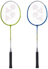 Yonex Gr 201 badminton Racquet, Pack Of 2 (Assorted)