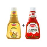 Cremica Honey Mustard Sauce, 380g with Tomato Ketchup Combo Pack, 380g