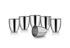 Classic Essentials Royal Glass Set, 330 ml, Set of 6, Steel