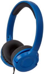 AmazonBasics blue On-Ear Headphone