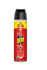 All Out Crawling Insect Killer - 425 ml (Red) with Free Kiwi Instant Polish