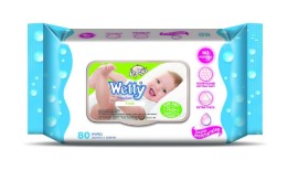 Wetty Wipes Fresh, 80 Sheets