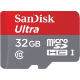 SanDisk 32GB Class 10 microSDXC Memory Card with Adapter (SDSQUAR-032G-GN6MA)