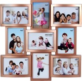JaipurCrafts Premium Collage Photo Frame (Photo Size - 4 x 6, 9 Photos)
