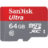 SanDisk Ultra 64GB UHS-I Class 10 Micro SD Memory Card (SDSQUNC-064G)