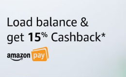 Top up amazon pay balance Rs.500 or more get 15% cashback Max Rs 300