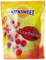 Sunsweet Dried Cranberries, 170g