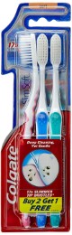 Colgate Toothbrush-Slim Soft-Buy 2 Get 1 Free-Soft Bristles 