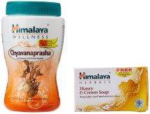 Himalaya Herbals Chyavanaprasha - 500 g with Free Himalaya Honey