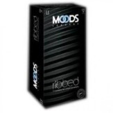 Moods Premium Ribbed Condoms - 12 Pieces (Pack of 3)