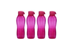 Signoraware Aqua Fresh Plastic Water Bottle, 500ml, Set of 4