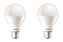 Philips 17-Watt Round LED Bulb (Pack of 2, Cool Day Light)