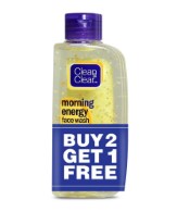 Clean & Clear Morning Energy Facewash, Lemon, 100ml (Buy 2 Get 1 Free)