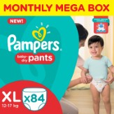 Pampers XL Size Diaper Pants (84 Count), Monthly Box Pack