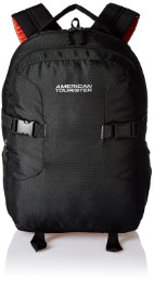 American Tourister Polyester 27 Ltrs Black Laptop Backpack (AMT BOP2017 LAPTOP BKPK3-BLACK)