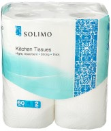 Solimo 2 Ply Kitchen Towel Paper Roll - 4 Rolls (168 gm/roll)