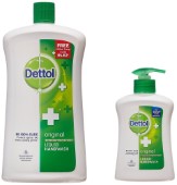 Dettol Liquid Hand Wash Jar Original 900 ml with Free Dettol Handwash 200 ml