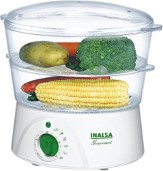 Inalsa Gourmet 400-Watt Food Steamer (White)