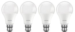 Luminous Shine Eco Base B22 7-Watt LED Bulb (Pack of 4, Cool Day Light)