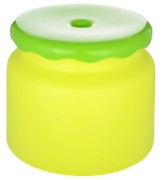 All Time Frosty Plastic Bathroom Stool, Green