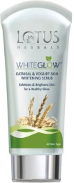 Lotus Whiteglow Oatmeal & Yogurt Skin Whitening Scrub  (100 g)