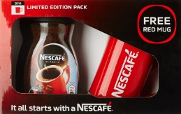 Nescafe Classic Coffee, 100g with Free Red Mug