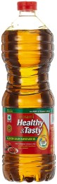 Emami Healthy and Tasty Kachi Ghani Mustard Oil Bottle, 1L