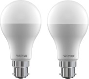 Wipro 12 W B22 LED Bulb  (White, Pack of 2)