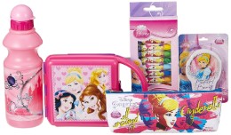 Disney Princess Cinderella back to School stationery combo set Multicolor