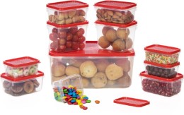 All Time Polka - 5300 ml Plastic Multi-purpose Storage Container  (Pack of 11)