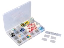 Miamour The 24 Element Plastic Lattice Box, White