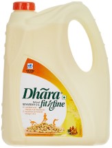 Dhara Soyabean Oil, 5L Jar (DEL3)