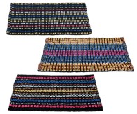 Story@Home Traditional Style Cotton Blend 3 Piece Door Mat Set - 16"x24", Multicolour