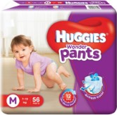 Huggies Wonder Pants Diapers - M  (56 Pieces)