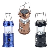 LED Solar Emergency Light Bulb (Lantern) - Travel Camping Lantern - Assorted Colours