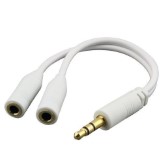 WireSwipe 3.5mm Stereo Jack Y Splitter Cable