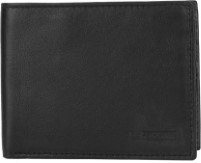 Provogue Men Black Genuine Leather Wallet  (6 Card Slots)