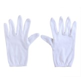 R.J.VON White Half Hand Gloves Cold & Sun Protection